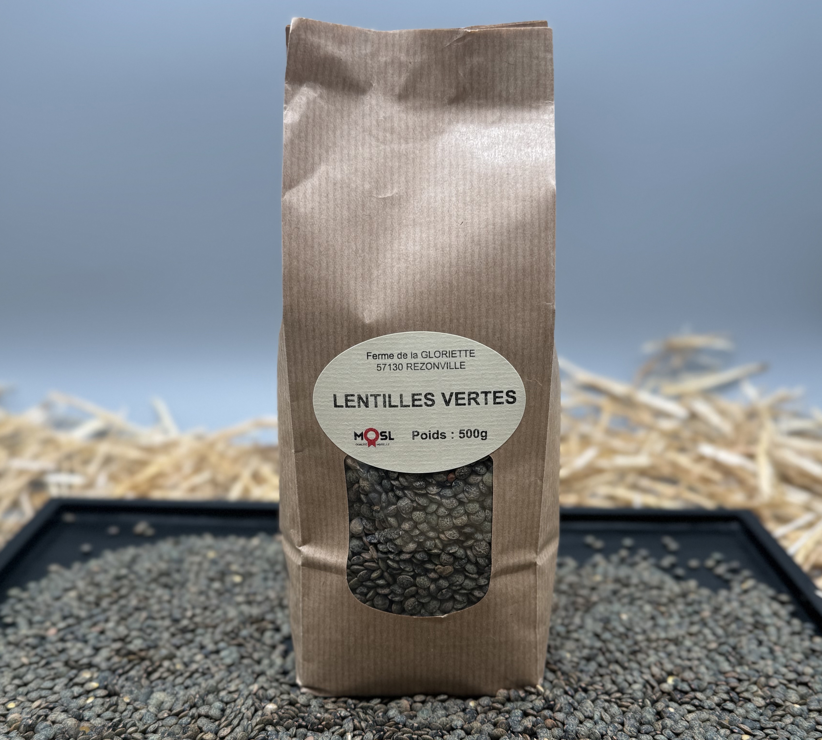 Lentilles vertes 500gr